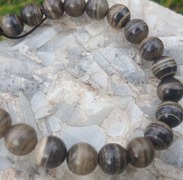 Grey Agate Custom Bracelet