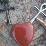 Red Jasper Heart Pendant