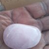 Rose quart palm Stone